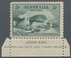 Australien: 1932, Sydney Harbour Bridge 5s. Dark Green Single Stamp From Lower Margin With Complete - Other & Unclassified