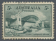 Australien: 1932, Sydney Harbour Bridge 5s. Dark Green Used With Melbourne Pmk. (CTO With Gum And Hi - Andere & Zonder Classificatie