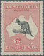 Australien: 1934, £2 Black/rose, Wm Crown C Of A, Fresh Colour And Well Perforated, Mint Original Gu - Other & Unclassified