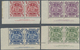 Australien: 1949/1950, Coat Of Arms Set Of Four In Horizontal Pairs From Lower Left Corners With 'AU - Andere & Zonder Classificatie