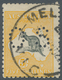 Australien - Dienstmarken Mit OS-Lochung: 1915, Kangaroo 5s. Grey And Yellow 2nd Wmk. Perf. OS, Fine - Officials