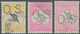 Australien - Dienstmarken Mit OS-Lochung: 1918, Kangaroos 3rd Wmk. 5s. Grey And Yellow And 10s. Grey - Officials