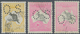 Australien - Dienstmarken Mit OS-Lochung: 1918, Kangaroos 3rd Wmk. 5s. Grey And Yellow And 10s. Grey - Dienstzegels