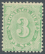 Australien - Portomarken: 1903, Postage Due 3d. Green With Wmk. 'Crown Over A', Mint Hinged And Fres - Strafport