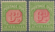 Australien - Portomarken: 1936, Postage Dues 3d. And 6d. Carmine-red/yellow-green With Wmk. Crown Ov - Strafport