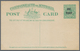 Australien - Ganzsachen: 1923, Four Different Postcards KGV 1½d. Emerald-green And 1½d. Brown Both W - Postwaardestukken