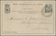 Belgisch-Kongo: 1892, Stationery Card 10 C. Tied "LUKUNGU / POSTES" To Boma W. Blue Arrival Of 16 Ma - Briefe U. Dokumente