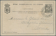 Belgisch-Kongo: 1892, Stationery Card 10 C. Tied "LUKUNGU / POSTES" To Boma W. Blue Arrival Of 16 Ma - Brieven En Documenten