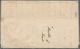 Bolivien: 1839, Folded Letter With Red Single Line "CHUQUISACA" Sent To Cochabamba, Taxed With Manus - Bolivië