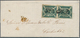 Bolivien: 1867, Condor 5 C Deep-green, Position 39/51, Vertical Pair Tied By Single-line "STA. CRUZ" - Bolivia