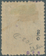 Bolivien: 1917, 'COBIJA PROVISIONAL' 1c. Blue Optd. In Red 'CORREOS / 10 Cts. / - 1917 -' Fine Used - Bolivia