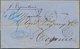 Delcampe - Brasilien - Vorphilatelie: 1849/1875-76: Four Stampless Transatlantic Letters To Europe, With 1849 L - Prephilately