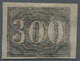 Brasilien: 1849, 300r. Black, Fresh Colour, Full To Large Margins, Unused With Large Part Of Origina - Autres & Non Classés