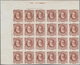 Brasilien: 1878-79, 700 R. Red-brown Imperf Block Of 24 On White Wove Paper, Left Top Wide Corner Ma - Sonstige & Ohne Zuordnung