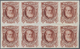 Brasilien: 1878-79, 700 R. Red-brown Imperf Block Of Eight On White Wove Paper, Very Fine And Fresh - Other & Unclassified