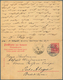 Brasilien: 1902, Germany 10 Pfg Cpl.postal Stationery Card With Reply Card From "DRESDEN, 25.101902" - Other & Unclassified