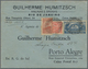 Brasilien: 1931, SELO DE "CONTRIBUICAO CIVICA", 5 Reis Blue, Together With Brazil 200 Reis Rose-red - Other & Unclassified