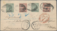 Britisch-Honduras: 1891, "1 C. On 1 P. And Five On 3 C. On 3 P. Overprints", Two Values Each On Regi - Honduras Britannique (...-1970)