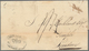 Canada - Vorphilatelie: 1824, MONTREAL AND DOVER SHIP LETTER, Folded Letter Sent Marked With Black O - ...-1851 Prephilately