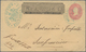 Canada - Britisch-Columbia Und Vancouverinsel: 1868 Appr., American 3 Cent Stationery Envelope With - Brieven En Documenten