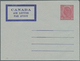 Canada - Ganzsachen: 1950 (ca.), Air Letter KGVI 15c. Red With MISSING BLUE PRINTING (inscription An - 1860-1899 Regering Van Victoria