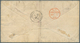 Chile: 1862-68, Three Stampless Folded Envelopes From VALPARAISO To Donai France With Several Tax Ma - Chile