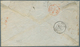 Delcampe - Chile: 1862-68, Three Stampless Folded Envelopes From VALPARAISO To Donai France With Several Tax Ma - Chili