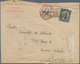 Delcampe - Chile - Besonderheiten: 1923/28, To Korea: Franked Card From Santiago With Transit "KEIJO" And Two C - Chile