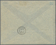 Cook-Inseln: 1901, Angel Tern 1 Sh. Carmin Tied By Cds. "COOK ISLAND...SE.01" To Registered Cover Ad - Cook Islands