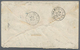 Costa Rica: 1869, III. Emission, 80 C Rose, 10 C Orange And 5 C Blue, Tied By The Dotted Papal Grill - Costa Rica