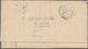 Cuba: 1888, 10 C. King Alfons XII. Blue, Two Copies On Folded Letter From HAVANNA To Barcelona (arii - Autres & Non Classés