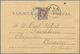 Cuba: 1898, 2 C. Violet Postal Stationery Card Tied By Blue "CORREOS DE PUERTO PRINCIPE YSLA DE CUBA - Other & Unclassified