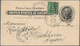 Cuba: 1902-06, Spanish American War : USA Jefferson 1c. Black Postal Stationery Card Uprated With 1c - Other & Unclassified