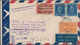 Cuba: 1941, Airmail Letter Franked With Pair 5 C. And 10 C Airmail Stamp With Double Overprint Sent - Other & Unclassified