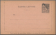 Delcampe - Diego Suarez: 1892 Three Unused Postal Stationery Lettercards With Different Kinds Of Perforation, O - Other & Unclassified