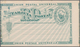 Dominikanische Republik: 1881 Two Unused Postal Stationery Cards 2 Centavos Green On White, One Card - Dominican Republic