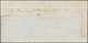 Ecuador: 1865 SIX Singles Of ½r. Deep Blue On Bluish Paper, Used On Large Part Cover (front And Part - Ecuador