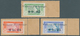 Elfenbeinküste: 1916, Postage Stamps 5 C., 10 C. And 25 C. With Overprint "Valeur D'échange" And Val - Ivory Coast (1960-...)