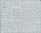 Falklandinseln: 1849, Eight Envelope-content Double Pages Written From The Captain Fanshawe, Command - Falklandeilanden