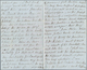 Delcampe - Falklandinseln: 1849, Eight Envelope-content Double Pages Written From The Captain Fanshawe, Command - Falklandeilanden