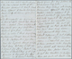 Delcampe - Falklandinseln: 1849, Eight Envelope-content Double Pages Written From The Captain Fanshawe, Command - Falklandeilanden