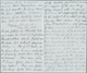 Delcampe - Falklandinseln: 1849, Eight Envelope-content Double Pages Written From The Captain Fanshawe, Command - Falklandeilanden