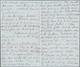 Delcampe - Falklandinseln: 1849, Eight Envelope-content Double Pages Written From The Captain Fanshawe, Command - Falkland Islands