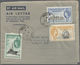 Falklandinseln: 1952/58, Four Air Letters At 6d Rate, Franked KGVI (1) Or QEII (3) On Army Form W301 - Falklandeilanden