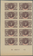 Französisch-Guinea: 1906/1907, Definitives, 2c. Lilac-brown/red, Imperforate Essay, Marginal Imprint - Other & Unclassified