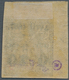 Französisch-Guyana: 1887, 35 C. Allegory Black-brown On Dark Yellow With Overprint 'AVRIL 1887 / GUY - Ungebraucht