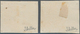 Französisch-Guyana: 1922, Revaluation Overprints, 0.05 On 15c. Violet "Anteater", Two Essays Of Over - Unused Stamps