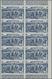 Französisch-Guyana: 1946, From Tchad To Rhine Complete Set Of Six In IMPERFORATE Blocks Of Ten, Mint - Unused Stamps