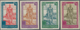 Französisch-Sudan: 1931/1939, Definitives "Life In Sudan", Design "Niger Skipper", Four Imperforate - Covers & Documents