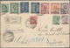 Italienisch-Eritrea: 1908/1926, 10 Different Stamps With A Total Franking Of 3,25 Lire On Registered - Eritrea